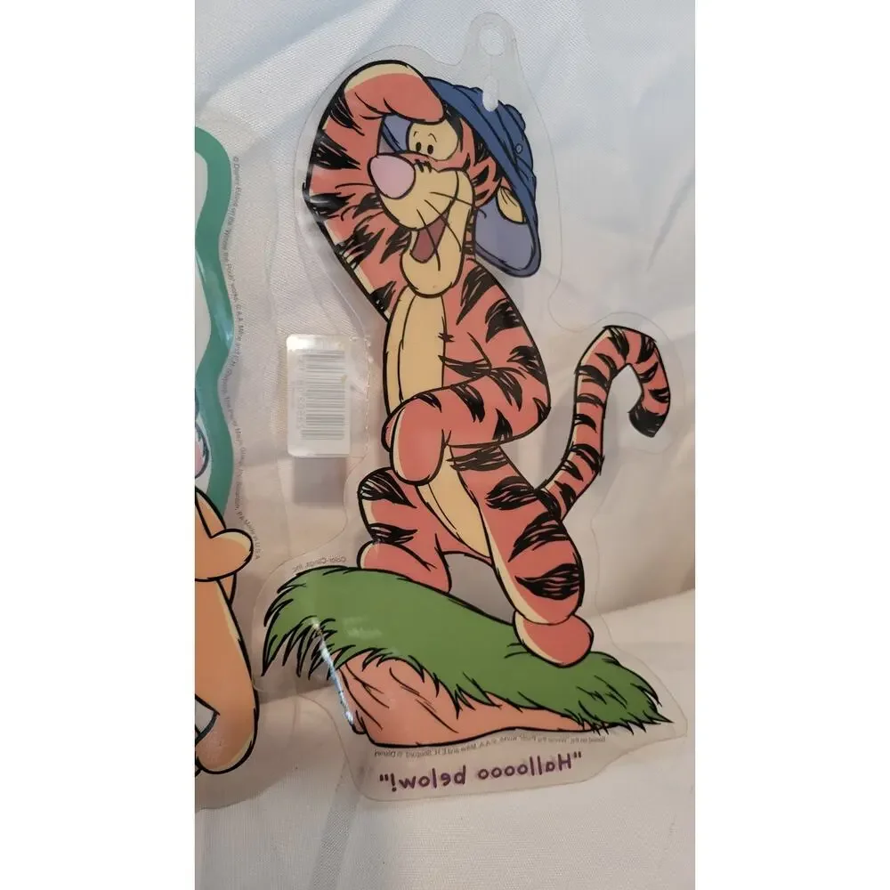Vintage Disney Winnie the Pooh Color Clings Window Clings Lot of 7 Pooh...